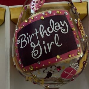 Birthday Girl Wine Glass